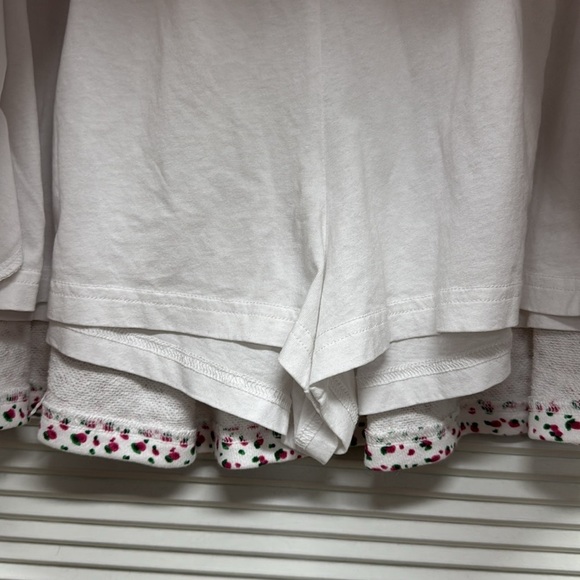 Something Navy Mya White Pink Floral Pleated Skort with Pockets Size Small - Picture 5 of 8